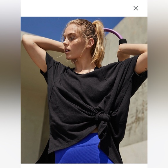 Free People Movement City Vibes Tee Black - Picture 3 of 7